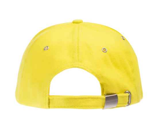 Бейсболка Standard, желтая (лимонная), Цвет: желтый, изображение 3