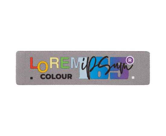 Наклейка тканевая Lunga, S, серая, Цвет: серый, изображение 2