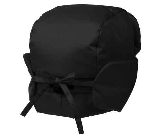 Шапка-ушанка Shelter, черная, Цвет: черный, изображение 3
