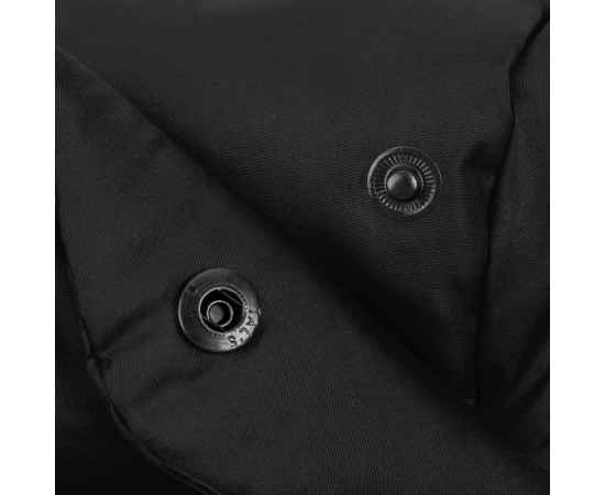 Шапка-ушанка Shelter, черная, Цвет: черный, изображение 8