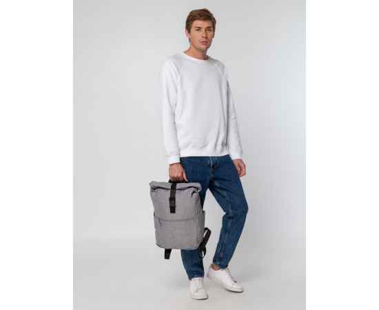 Рюкзак Packmate Roll, серый, Цвет: серый, Объем: 13, Размер: 27х38х12 см, изображение 10