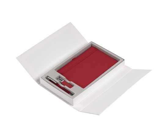 Коробка Triplet под ежедневник, флешку и ручку, белая, Цвет: белый, Размер: 30,7х18,3х3,8см, изображение 2