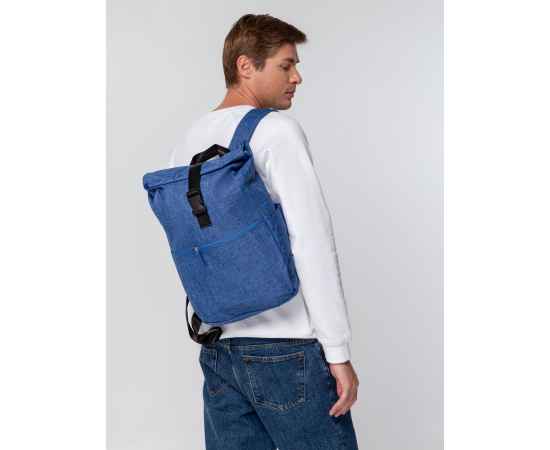 Рюкзак Packmate Roll, синий, Цвет: синий, Объем: 13, Размер: 27х38х12 см, изображение 9