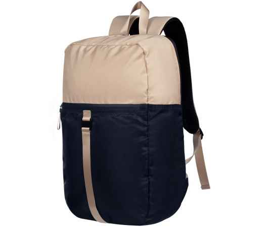 Рюкзак coolStuff, темно-синий с бежевым, изображение 2