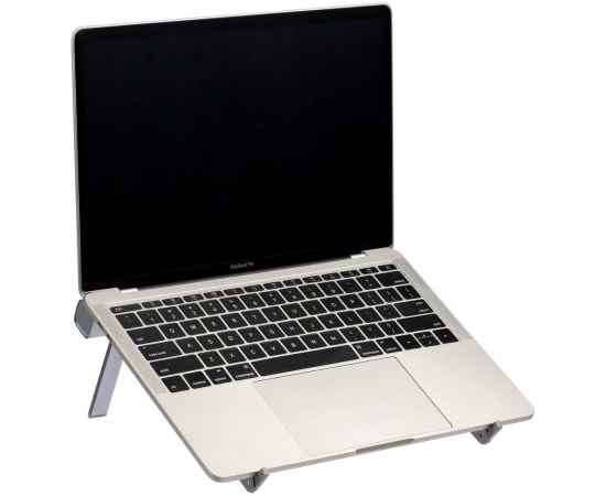 Подставка для ноутбука и планшета Rail Top, серебристая, изображение 5