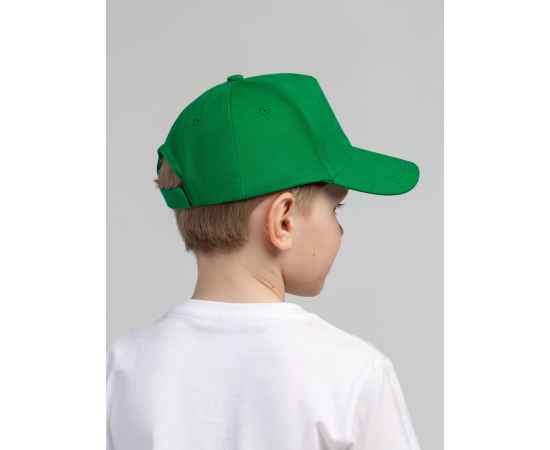 Бейсболка детская Standard Kids, зеленая, Цвет: зеленый, изображение 8