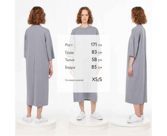 Платье D2, серое, размер XS/S, Цвет: серый, Размер: XS/S, изображение 4