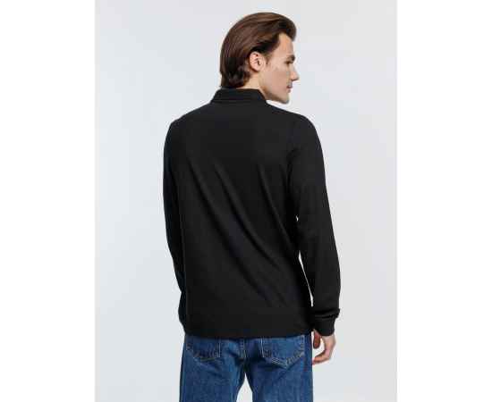 Рубашка поло с длинным рукавом Prime LSL, черная, размер XS, Цвет: черный, Размер: XS, изображение 6