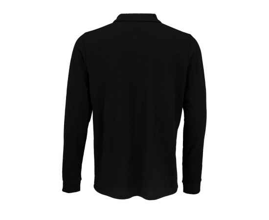 Рубашка поло с длинным рукавом Prime LSL, черная, размер XS, Цвет: черный, Размер: XS, изображение 3