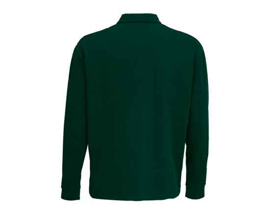Рубашка поло оверсайз с длинным рукавом Heritage, зеленая, размер XS, Цвет: зеленый, Размер: XS, изображение 3