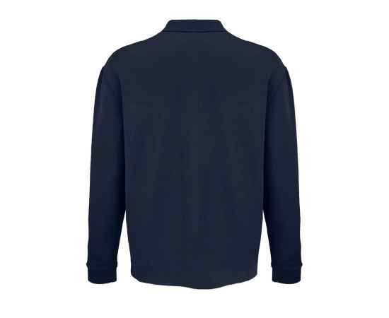 Рубашка поло с длинным рукавом Heritage, темно-синяя, размер XS, Цвет: синий, темно-синий, Размер: XS, изображение 3