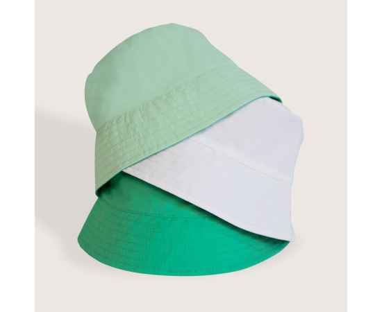 Панама Nylon двусторонняя, зеленая со светло-зеленым, размер S/M, Цвет: зеленый, Размер: S/M, изображение 5