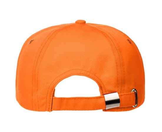 Бейсболка Canopy, оранжевая с белым кантом, Цвет: белый, оранжевый, изображение 2