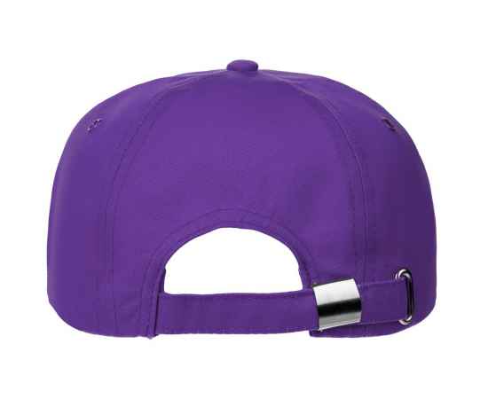 Бейсболка Canopy, фиолетовая с белым кантом, Цвет: белый, фиолетовый, изображение 2