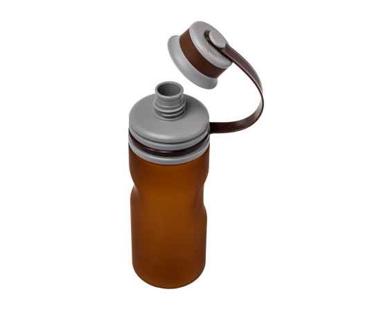 Бутылка для воды Fresh, коричневая, Цвет: коричневый, Объем: 400, изображение 3