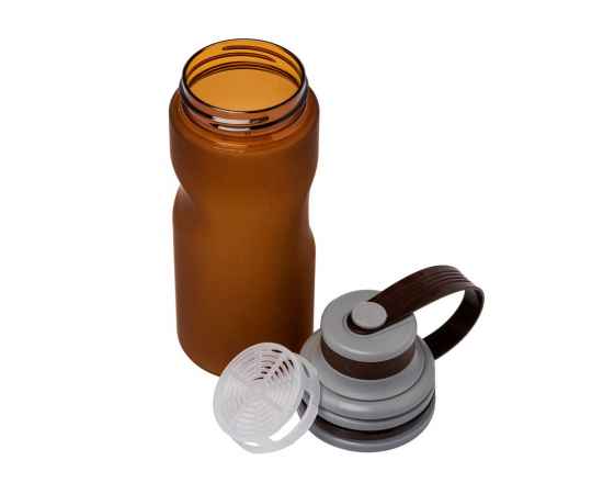 Бутылка для воды Fresh, коричневая, Цвет: коричневый, Объем: 400, изображение 4