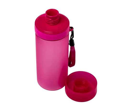 Бутылка для воды Simple, розовая, Цвет: розовый, Объем: 400, изображение 3