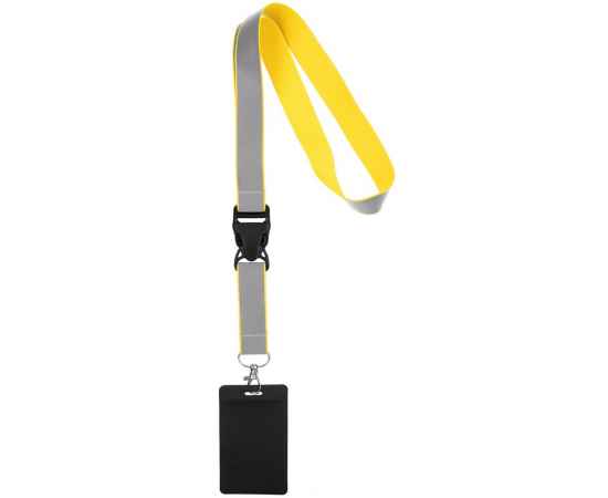 Лента светоотражающая Interlevel, желтая с серым, Цвет: желтый, серый, изображение 6
