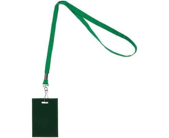 Лента с карабином Colorplan, зеленая, Цвет: зеленый, изображение 2