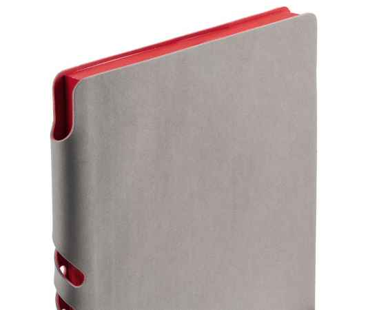 Ежедневник Flexpen, недатированный, серебристо-красный, Цвет: красный, серебристый, Размер: 15,7х20,8 см, изображение 3