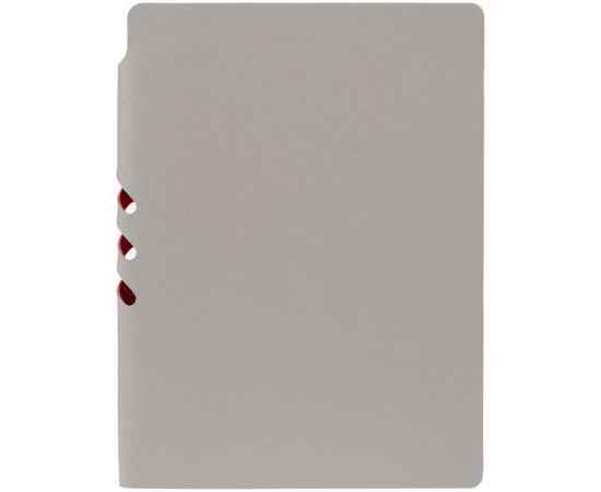 Ежедневник Flexpen, недатированный, серебристо-красный, Цвет: красный, серебристый, Размер: 15,7х20,8 см, изображение 4