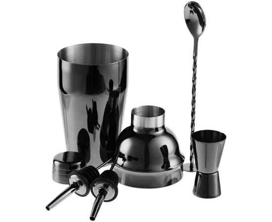 Набор для приготовления коктейлей Pourpour, черный, Цвет: черный, изображение 2