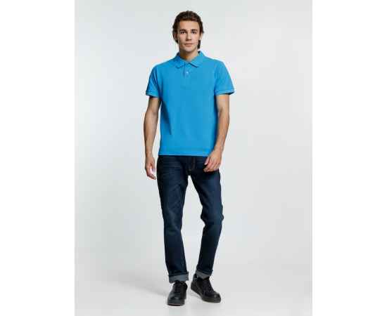 Рубашка поло мужская Virma Premium, бирюзовая, размер S, Цвет: бирюзовый, Размер: S, изображение 7