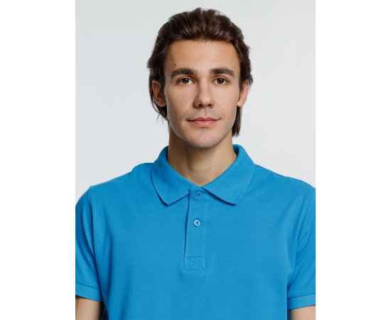 Рубашка поло мужская Virma Premium, бирюзовая, размер S, Цвет: бирюзовый, Размер: S, изображение 6