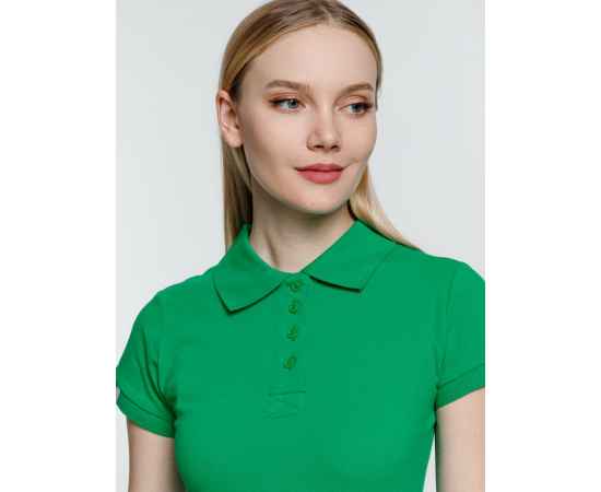 Рубашка поло женская Virma Premium Lady, зеленая, размер S, Цвет: зеленый, Размер: S, изображение 5