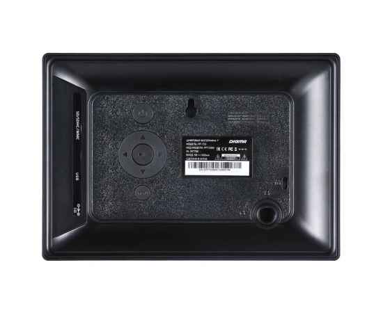Цифровая фоторамка Digma PF-733, черная, Цвет: черный, изображение 3