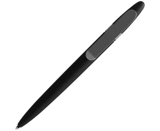 Ручка шариковая Prodir DS5 TSR Metal Clip, черная, изображение 2