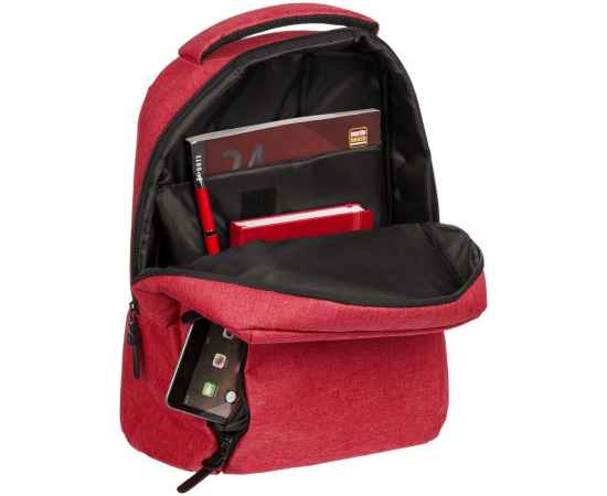 Рюкзак для ноутбука Onefold, красный, изображение 6