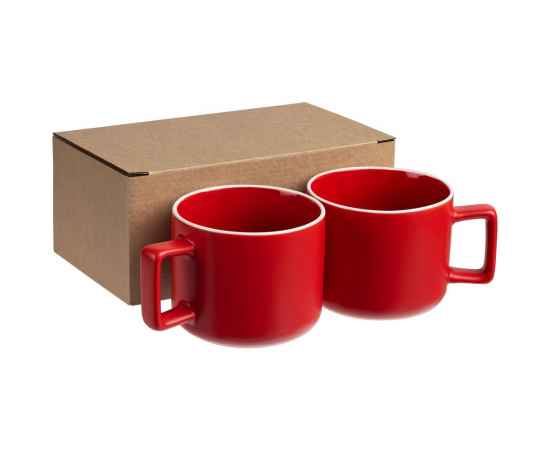 Коробка Couple Cup под 2 кружки, малая, крафт, Размер: 20,5х12,6х8,8 с, изображение 3
