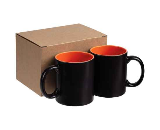 Коробка Couple Cup под 2 кружки, большая, крафт, Размер: 17,2х11,8х11,3 с, изображение 3