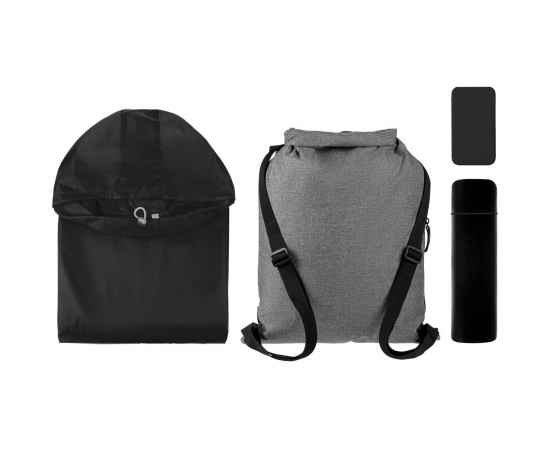 Набор Campani, черный, Цвет: черный, Размер: рюкзак: 34,5х48 см, изображение 2