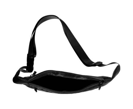 Спортивная поясная сумка Run for Fun, черная, Цвет: черный, изображение 4