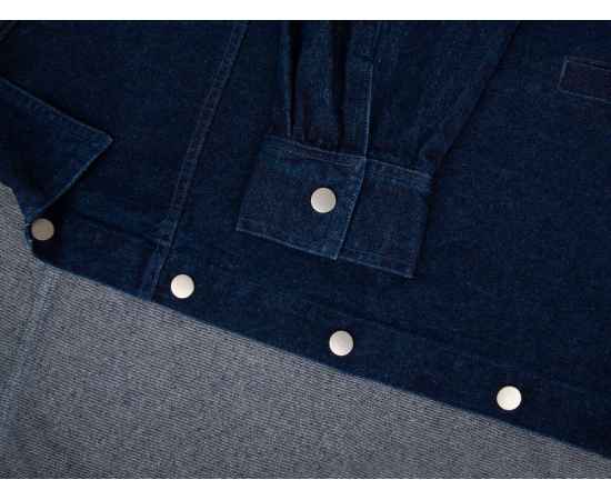 Куртка джинсовая O1, темно-синяя, размер XS/S, Цвет: синий, джинс, темно-синий, Размер: XS/S, изображение 9