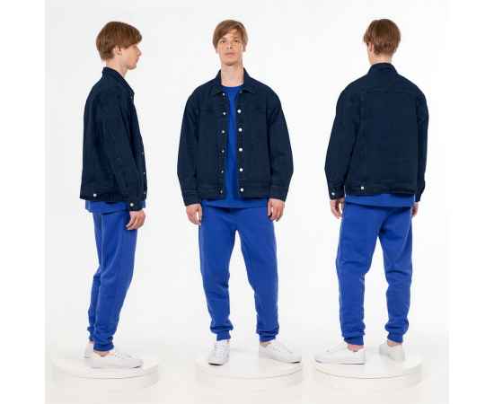 Куртка джинсовая O1, темно-синяя, размер XS/S, Цвет: синий, джинс, темно-синий, Размер: XS/S, изображение 6