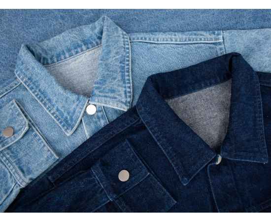 Куртка джинсовая O1, темно-синяя, размер XS/S, Цвет: синий, джинс, темно-синий, Размер: XS/S, изображение 12