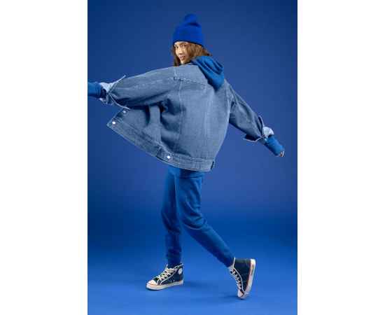 Куртка джинсовая O2, голубая, размер XS/S, Цвет: голубой, джинс, Размер: XS/S, изображение 3