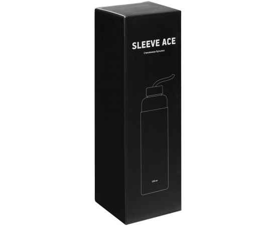 Бутылка для воды Sleeve Ace, серая, Цвет: серый, Объем: 500, изображение 5