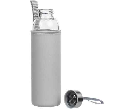 Бутылка для воды Sleeve Ace, серая, Цвет: серый, Объем: 500, изображение 2