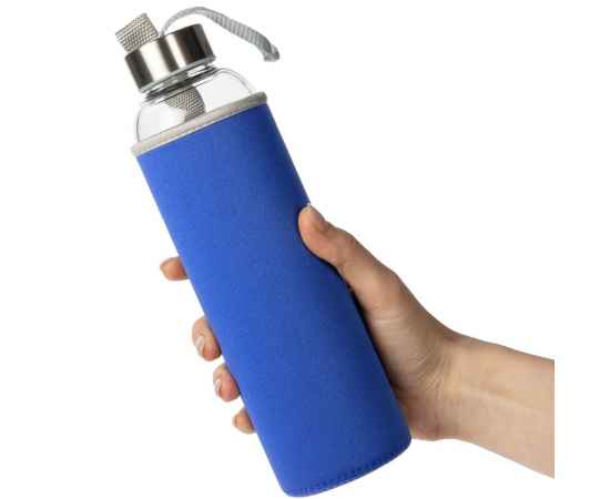 Бутылка для воды Sleeve Ace, синяя, Цвет: синий, Объем: 500, изображение 6