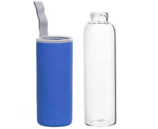 Бутылка для воды Sleeve Ace, синяя, Цвет: синий, Объем: 500, изображение 4