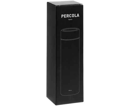 Термос с ситечком Percola, черный, Цвет: черный, Объем: 500, изображение 7