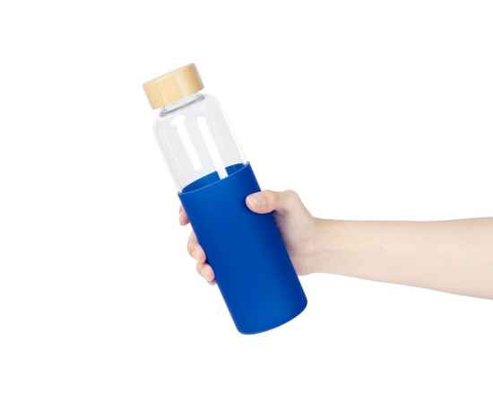 Бутылка для воды Onflow, синяя, Цвет: синий, Объем: 500, изображение 5