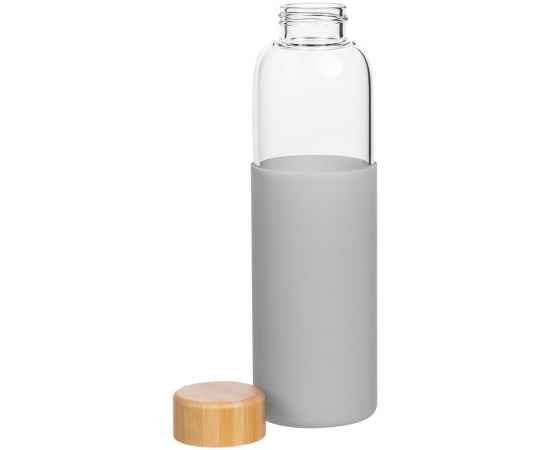 Бутылка для воды Onflow, серая, Цвет: серый, Объем: 500, изображение 2