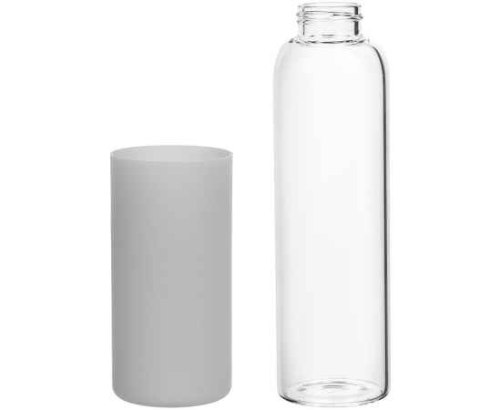 Бутылка для воды Onflow, серая, Цвет: серый, Объем: 500, изображение 3
