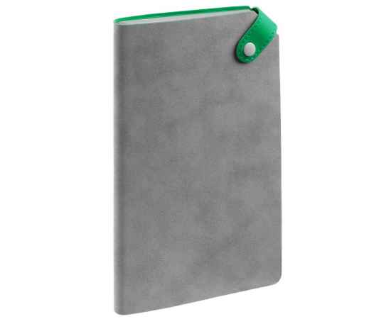 Ежедневник Corner, недатированный, серый с зеленым, Цвет: зеленый, серый, изображение 2