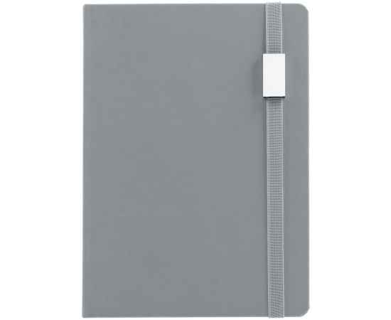 Ежедневник New Factor Metal, серый, Цвет: серый, Размер: 15х20,8х2 см, изображение 2